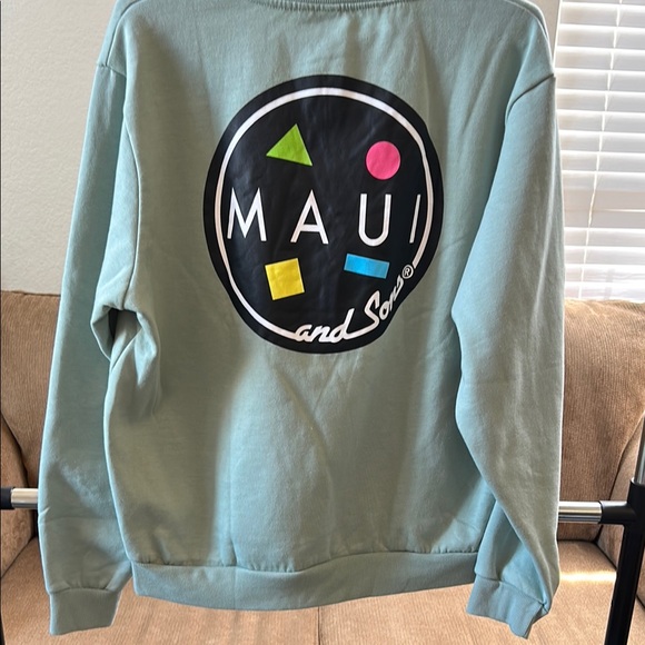 Maui and Sons Men's Green Sweater - Picture 4 of 4